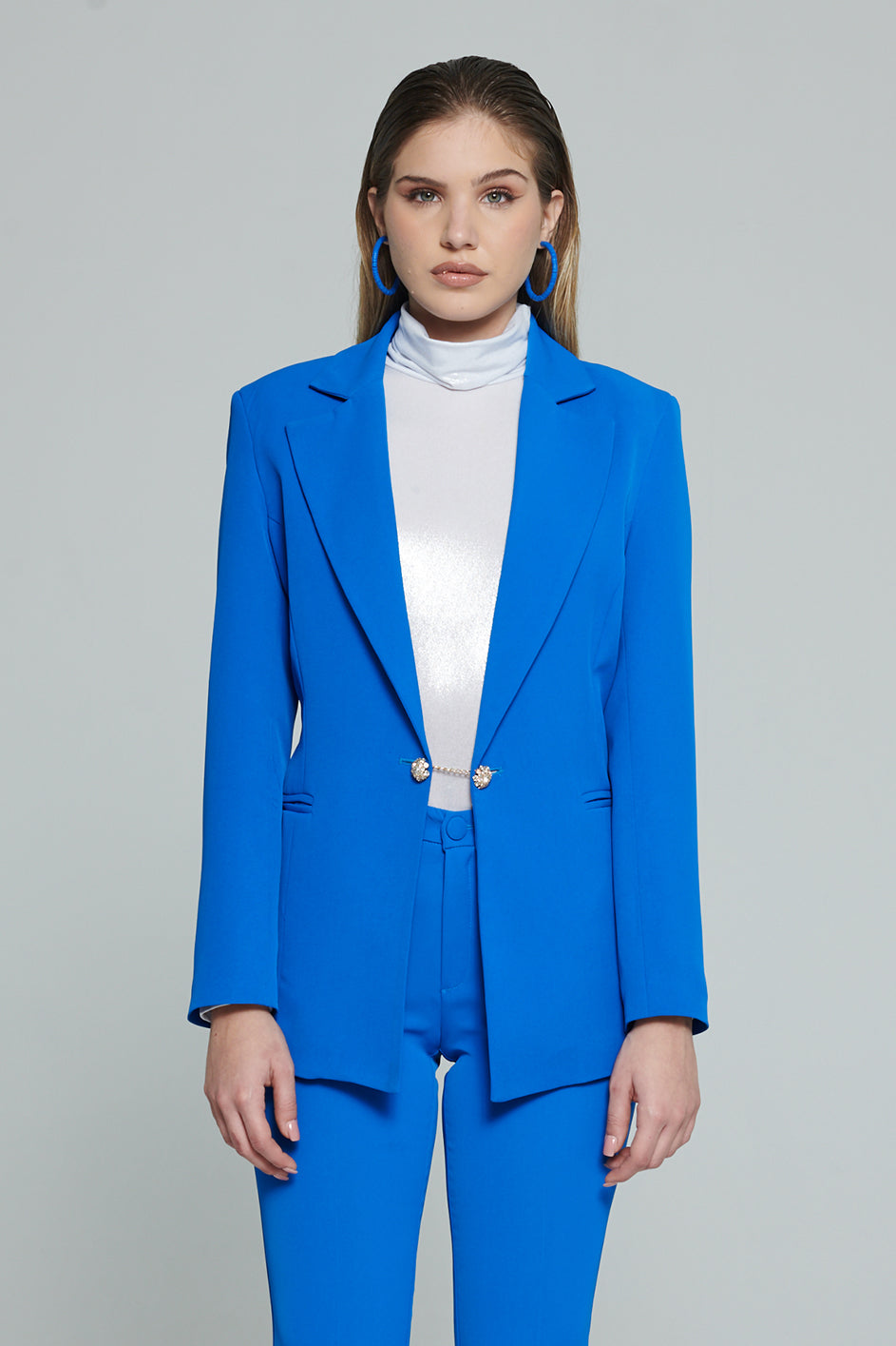 Roselda - Giacca Classica Donna con Gemelli Sartoriale