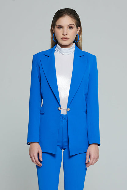 Roselda - Giacca Classica Donna con Gemelli Sartoriale