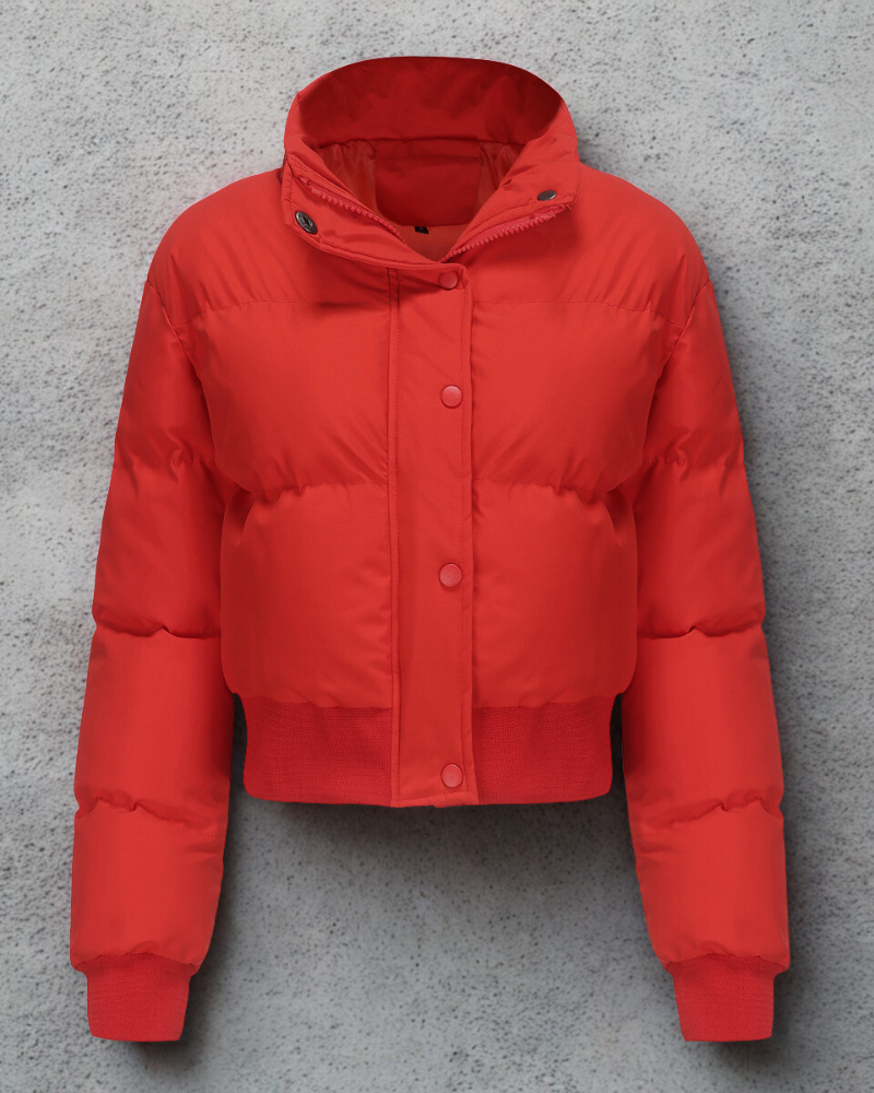 Amelia - Piumino Corto Donna Invernale Elegante Rosso