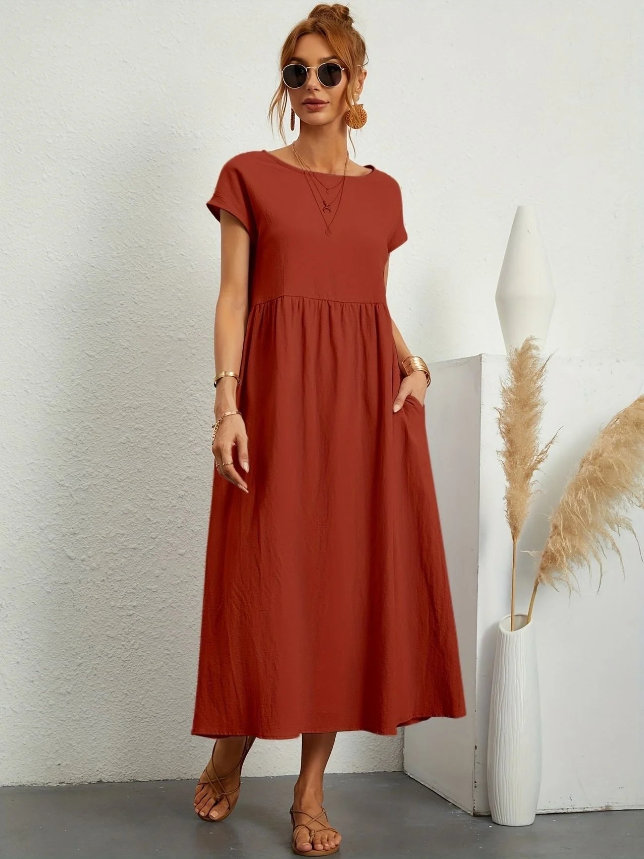 Anita - Abito casual in lino Arincio