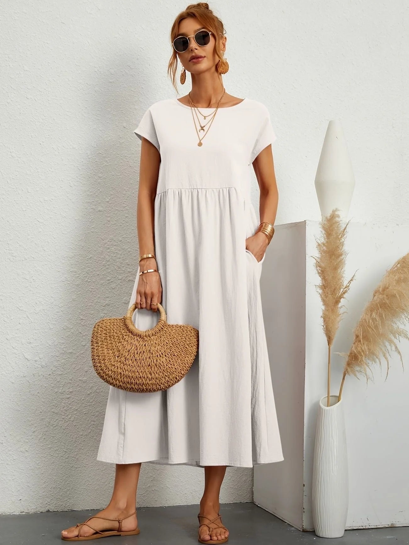 Anita - Abito casual in lino Binco