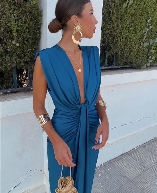 Anna - Abito da festa elegante Blu