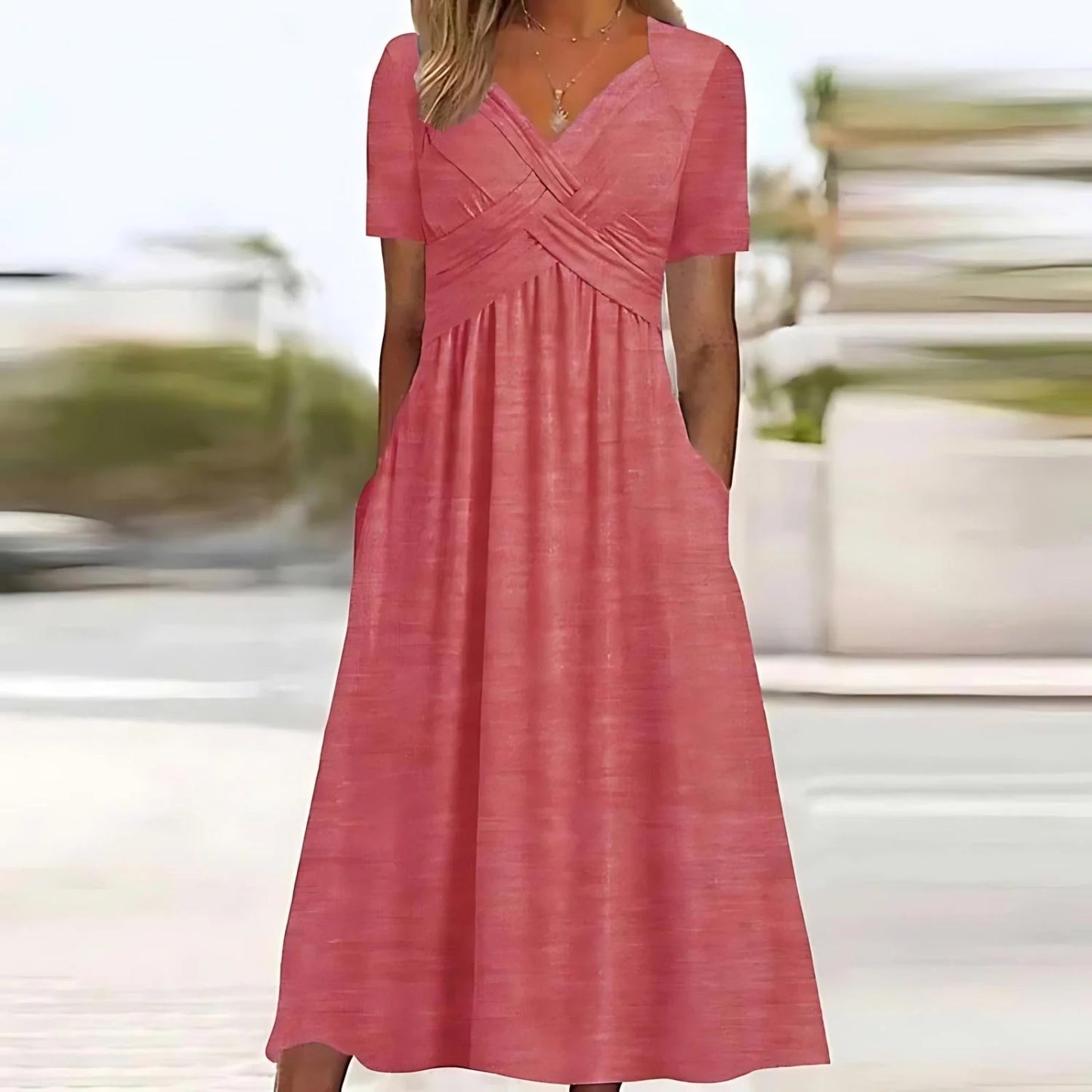 Annagrazia - Maxi abito alla moda Rose