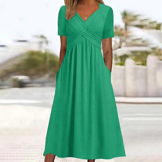 Annagrazia - Maxi abito alla moda Verde