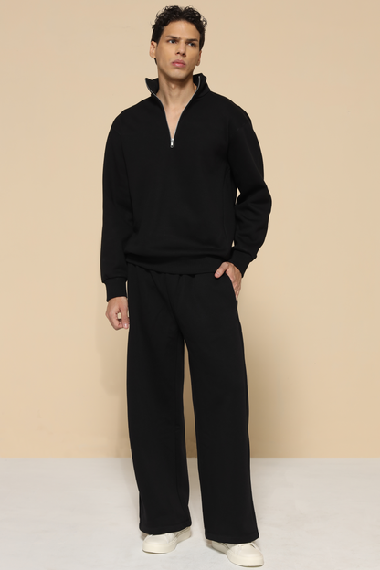 Luca - Set Coordinato Uomo Nero Stile Moderno