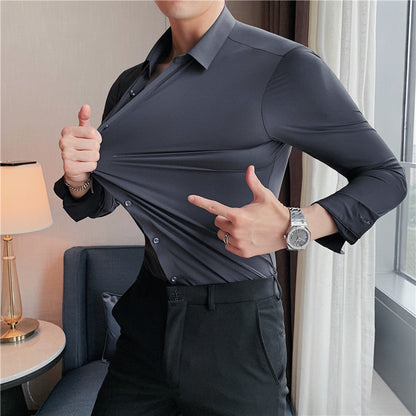 Flavio – Camicia Da Uomo A Manica Lunga Versatile
