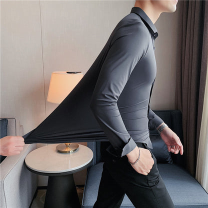 Flavio – Camicia Da Uomo A Manica Lunga Versatile