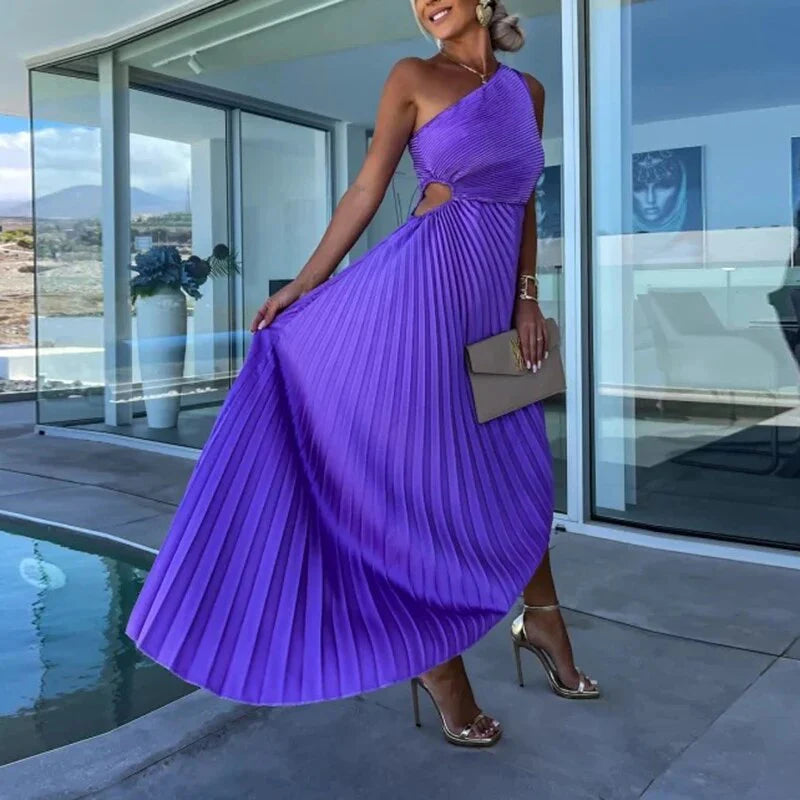 Assunta - Abito elegante Viola
