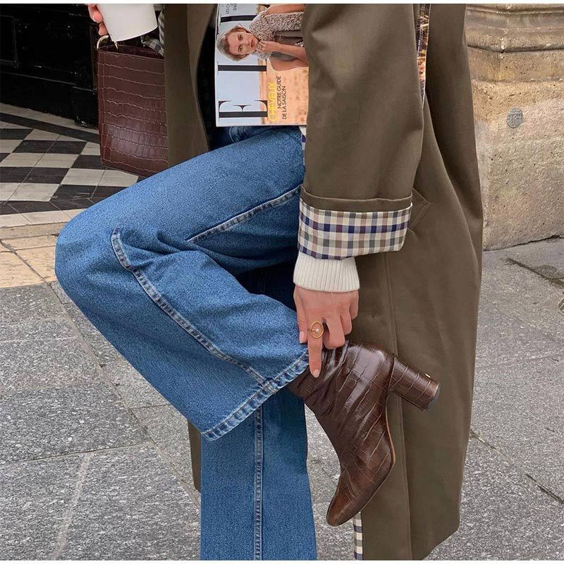 Assunta - Trench lungo elegante per donna Cachi