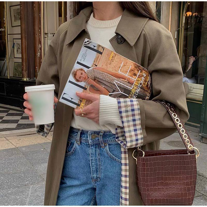 Assunta - Trench lungo elegante per donna Cachi