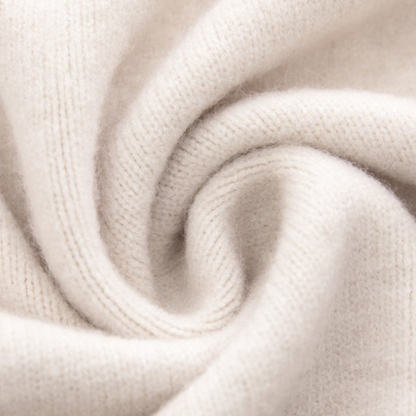 Aurora - Cardigan Lungo Elegante Donna Autunno Inverno Beige