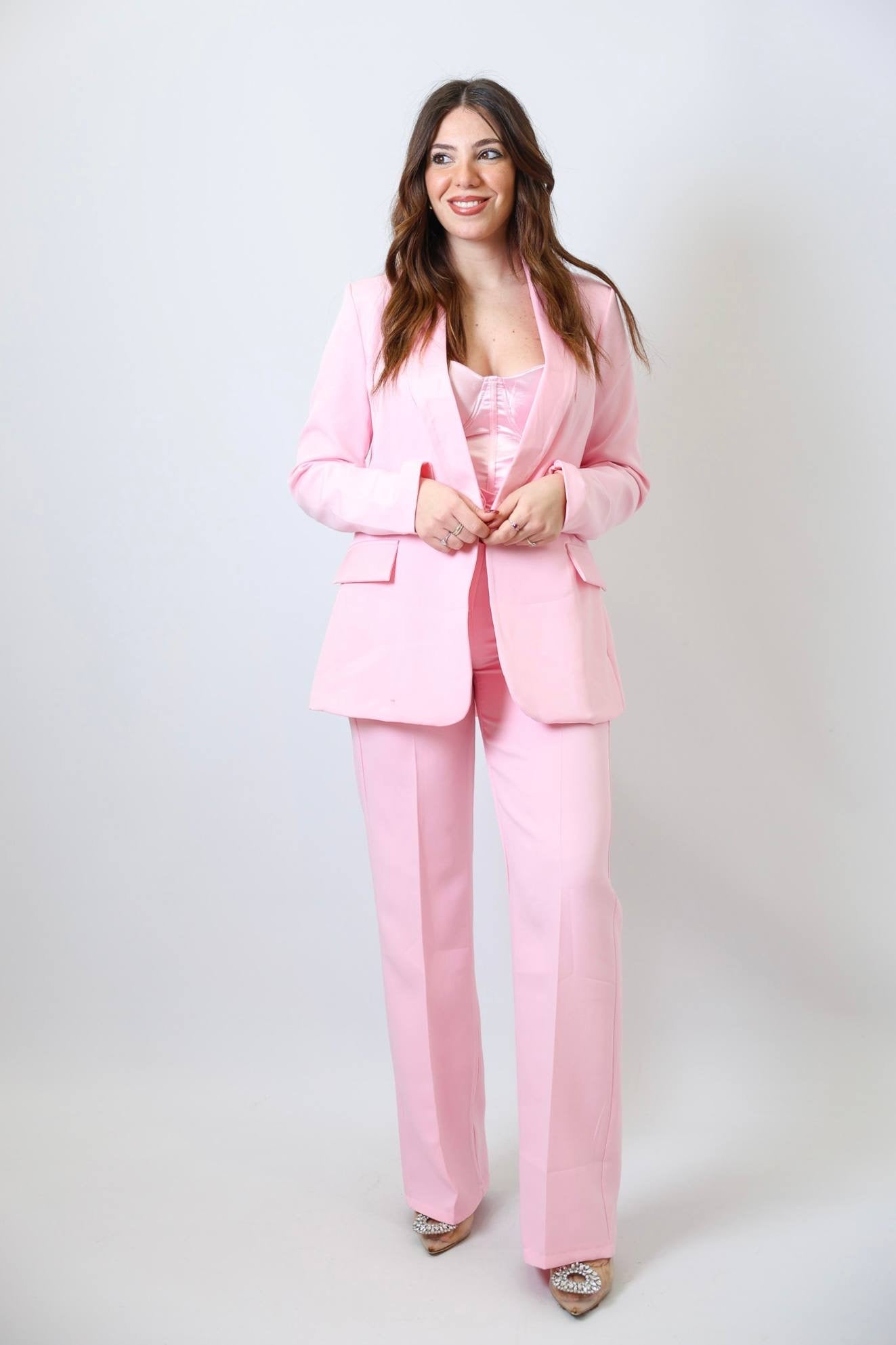 Hectoria - Tailleur Stiloso Donna Elegante Contemporaneo