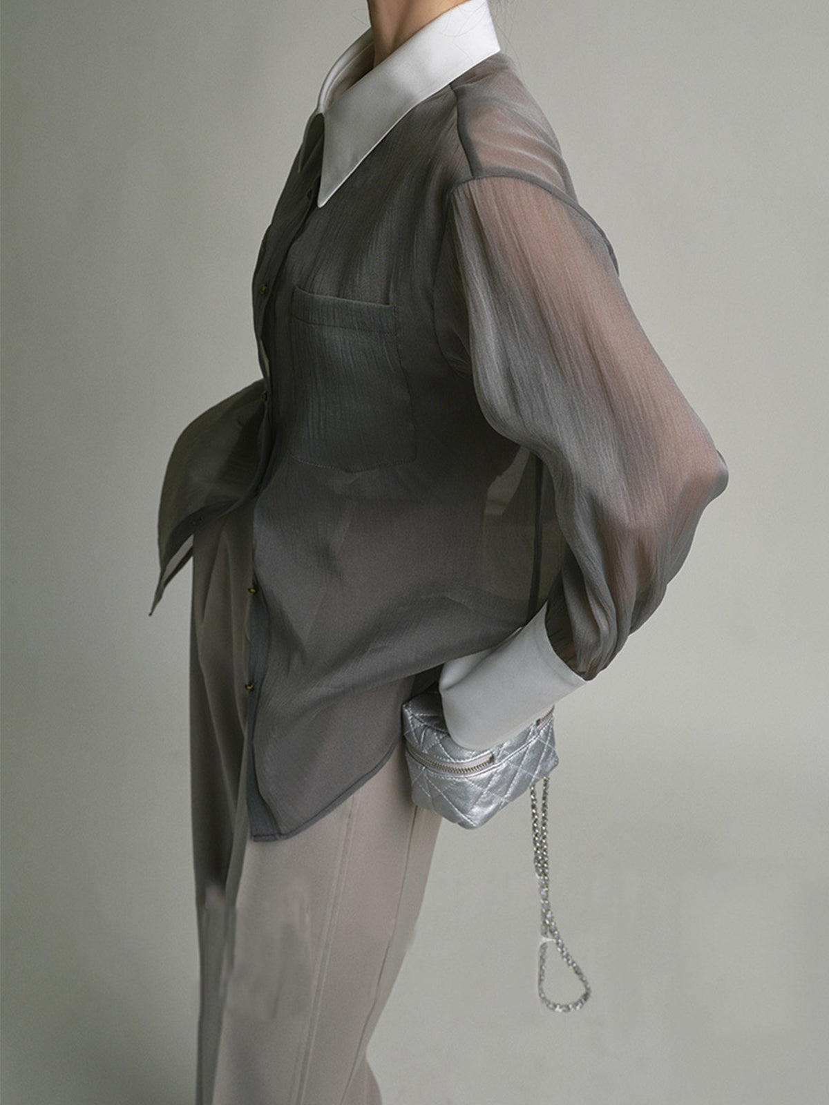 Gina - Camicia Donna Elegante con Top Coordinato