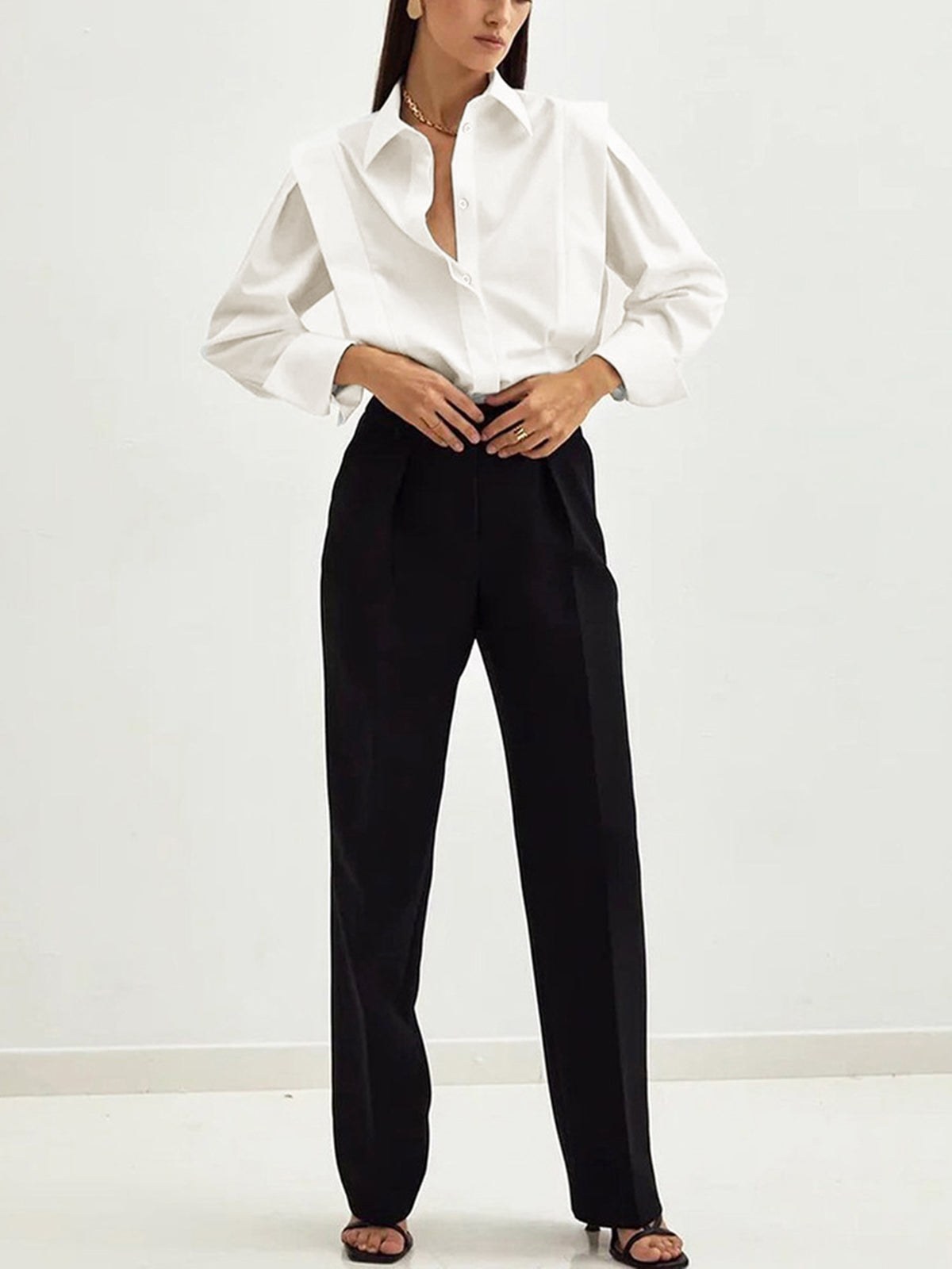 Franca - Camicia Donna Oversize Elegante Moderna