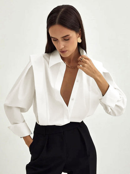 Franca - Camicia Donna Oversize Elegante Moderna