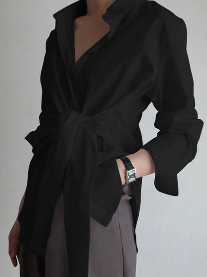 Fiamma - Camicia Lunga Donna Elegante Moderna