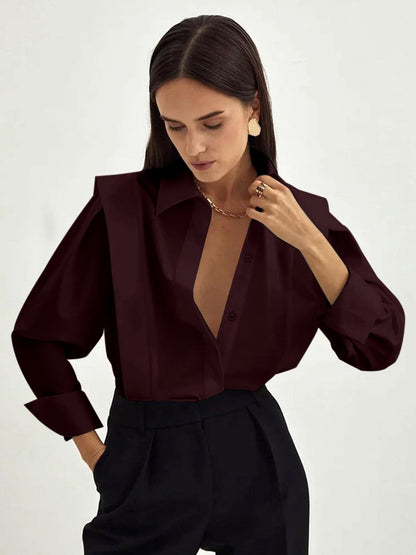 Franca - Camicia Donna Oversize Elegante Moderna