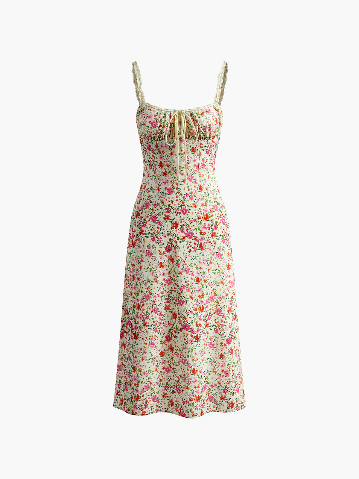 Flora - Abito Midi Floreale Donna Elegante
