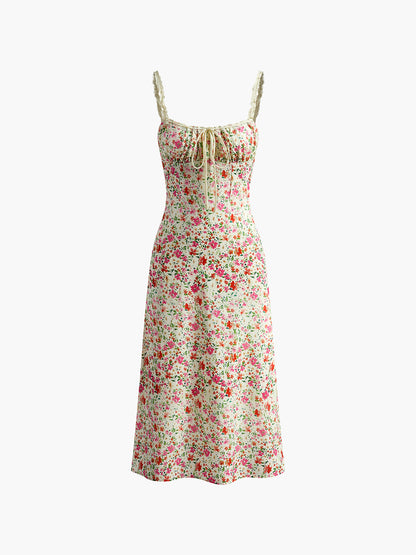 Flora - Abito Midi Floreale Donna Elegante