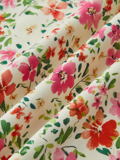 Flora - Abito Midi Floreale Donna Elegante