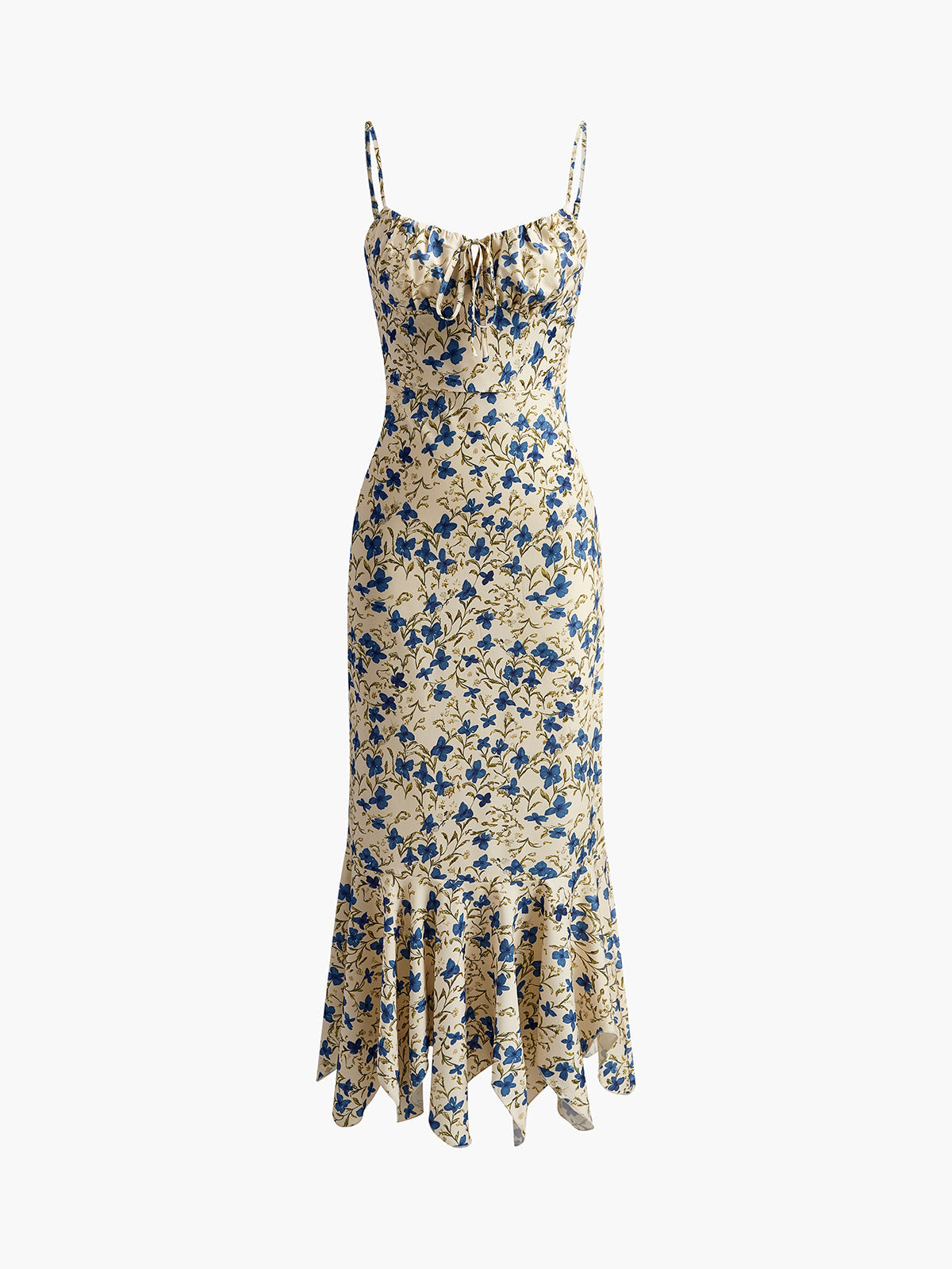 Filomena - Abito Lungo Floreale Donna Elegante