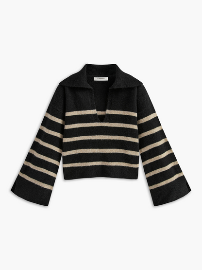 Giada - Maglione Oversize a Righe Casual