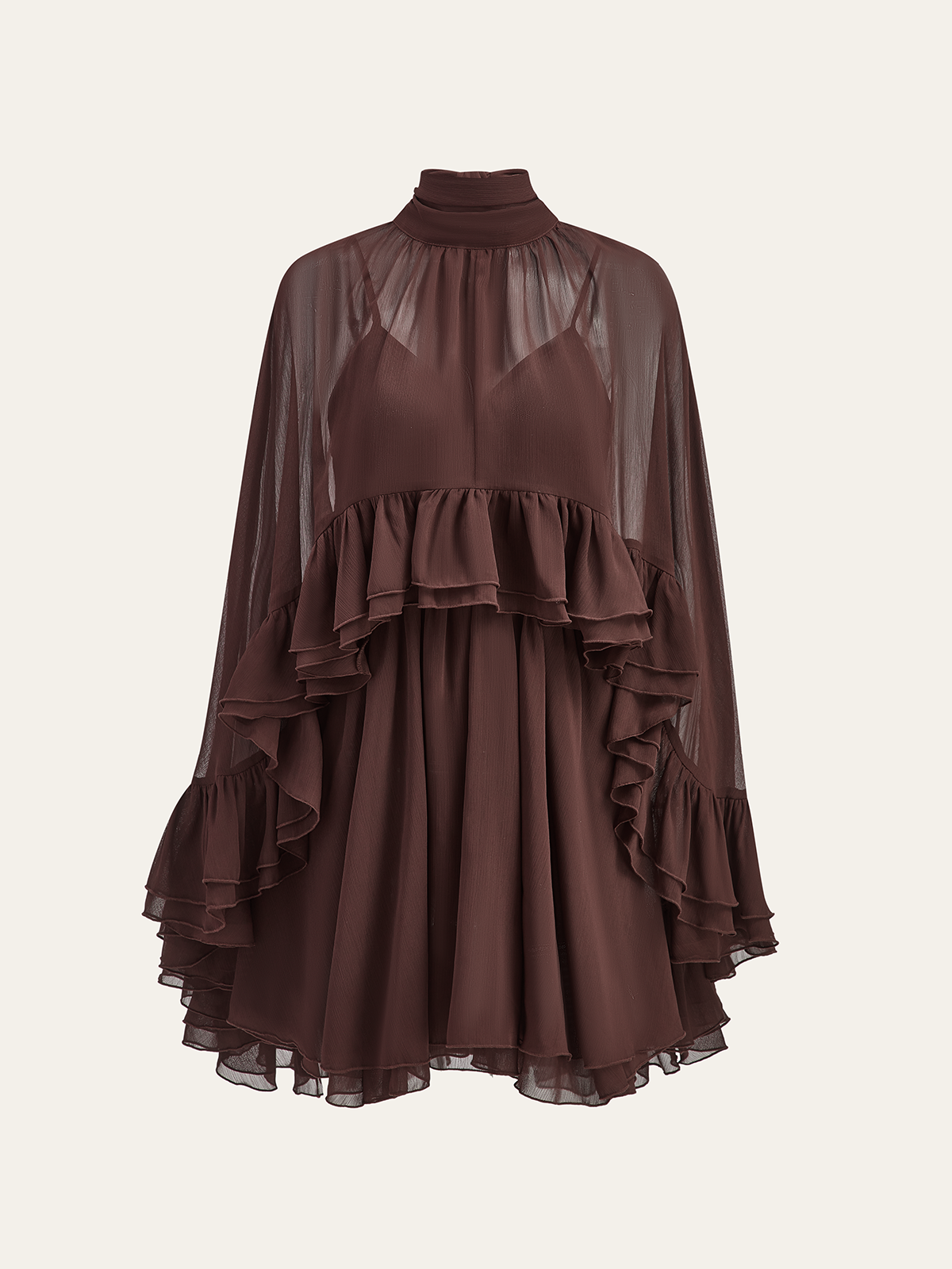 Fabiana - Abito Donna Elegante Volant Raffinato