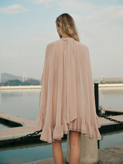 Fabiana - Abito Donna Elegante Volant Raffinato