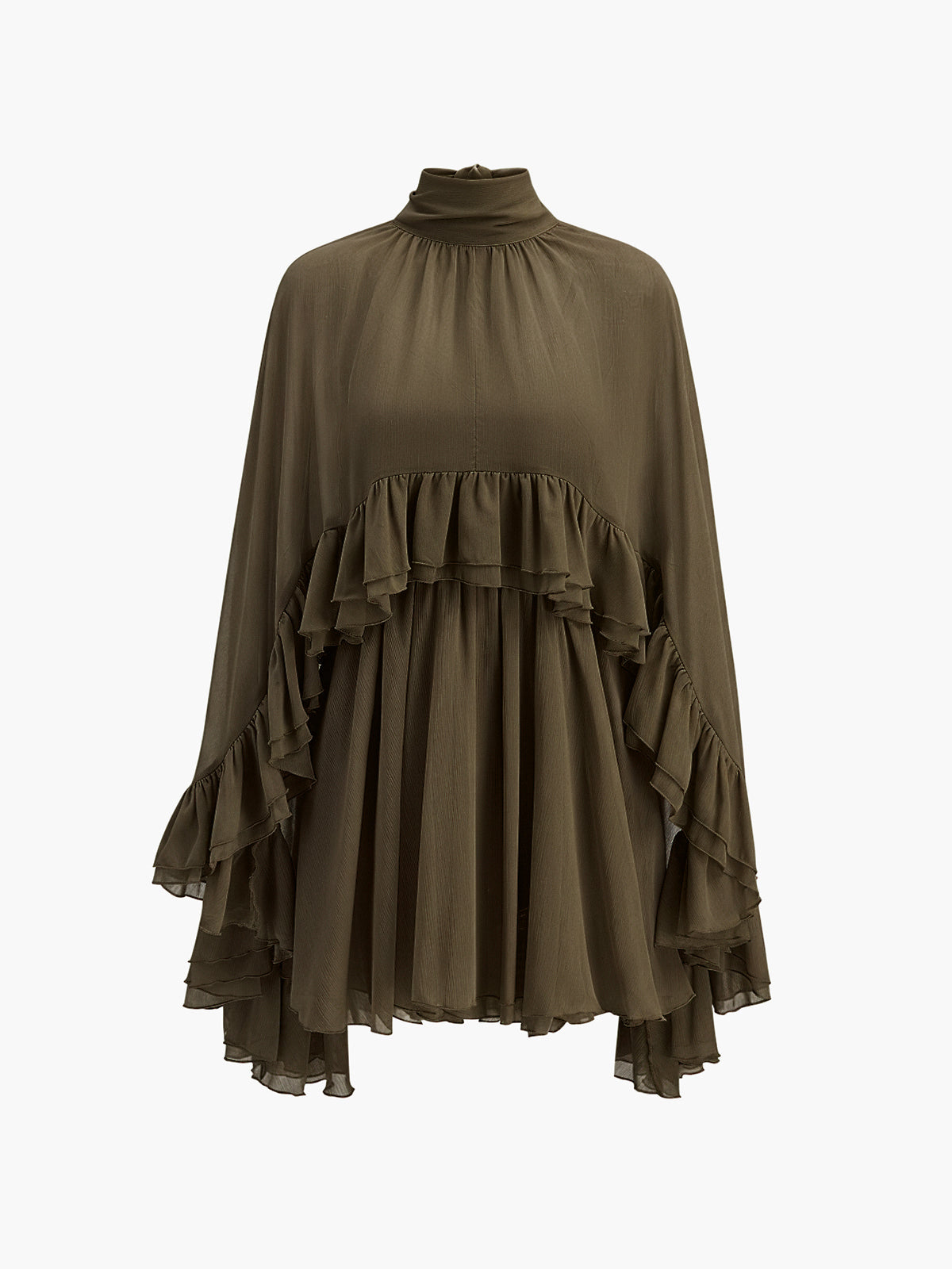 Fabiana - Abito Donna Elegante Volant Raffinato