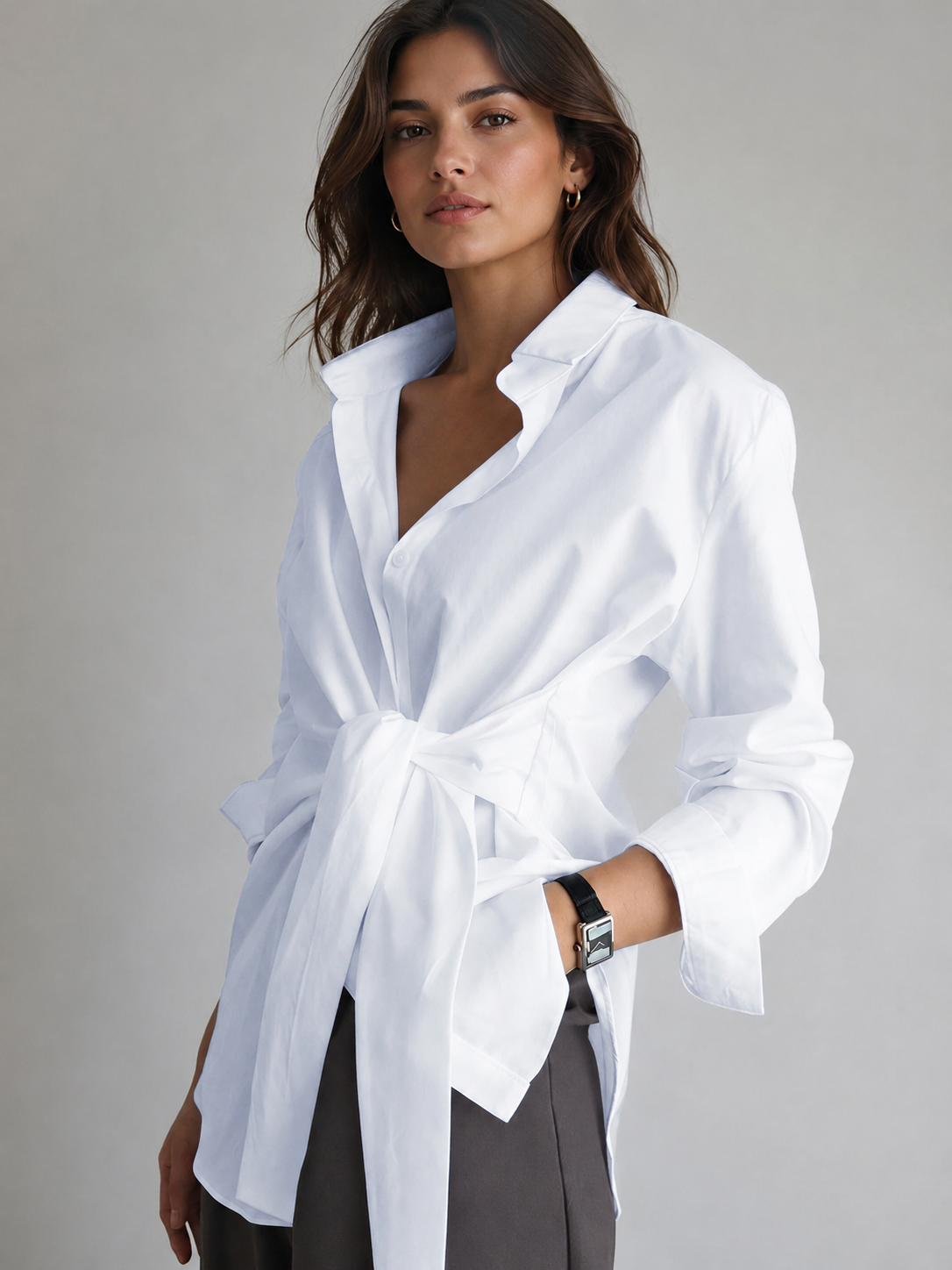 Fiamma - Camicia Lunga Donna Elegante Moderna