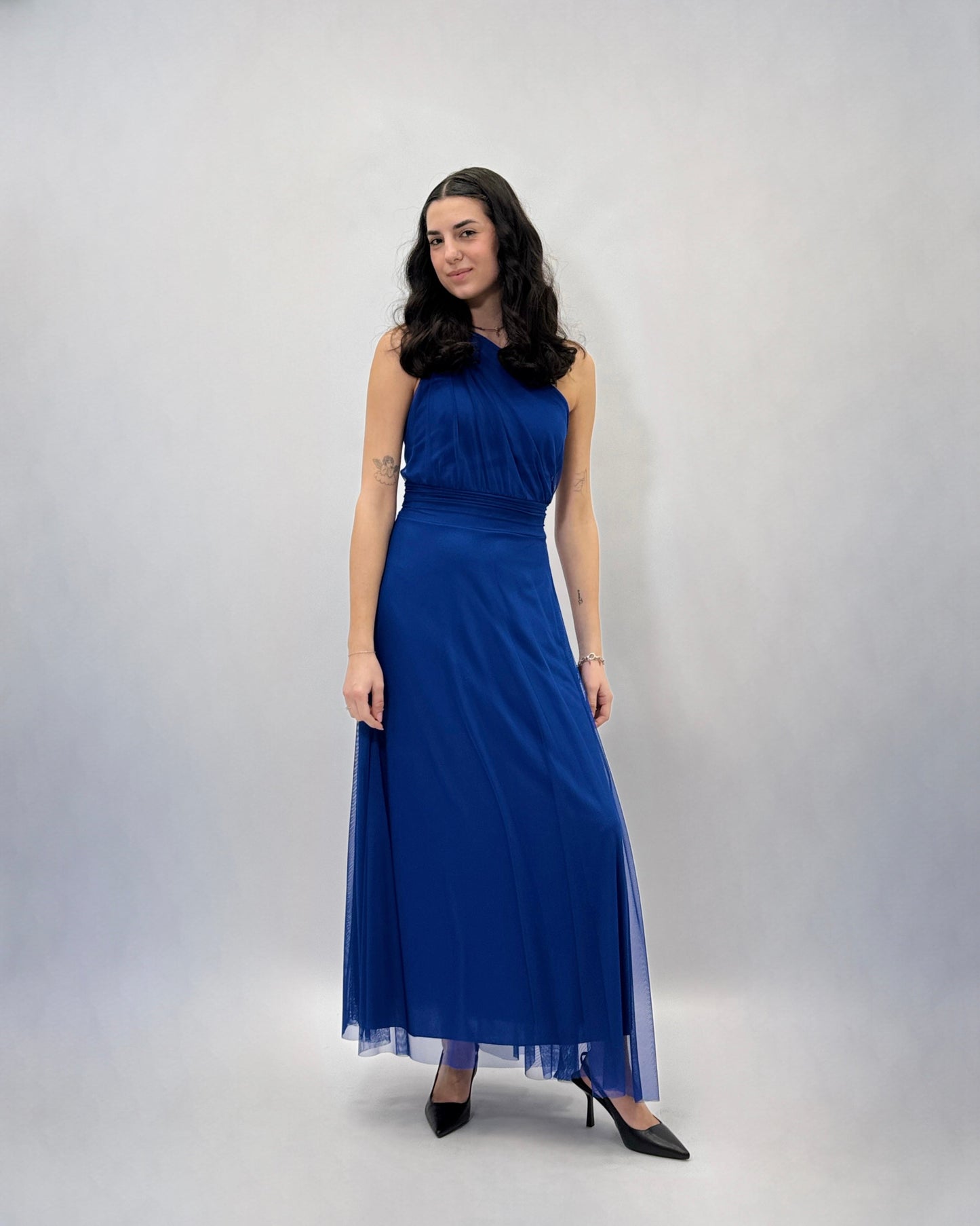 Rosilde - Abito Monospalla Caterina Donna Elegante Femminile