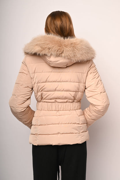 Ursel – Piumino Corto Con Cappuccio Morbido