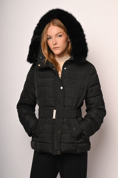 Urbina – Piumino Corto Con Cappuccio Morbido