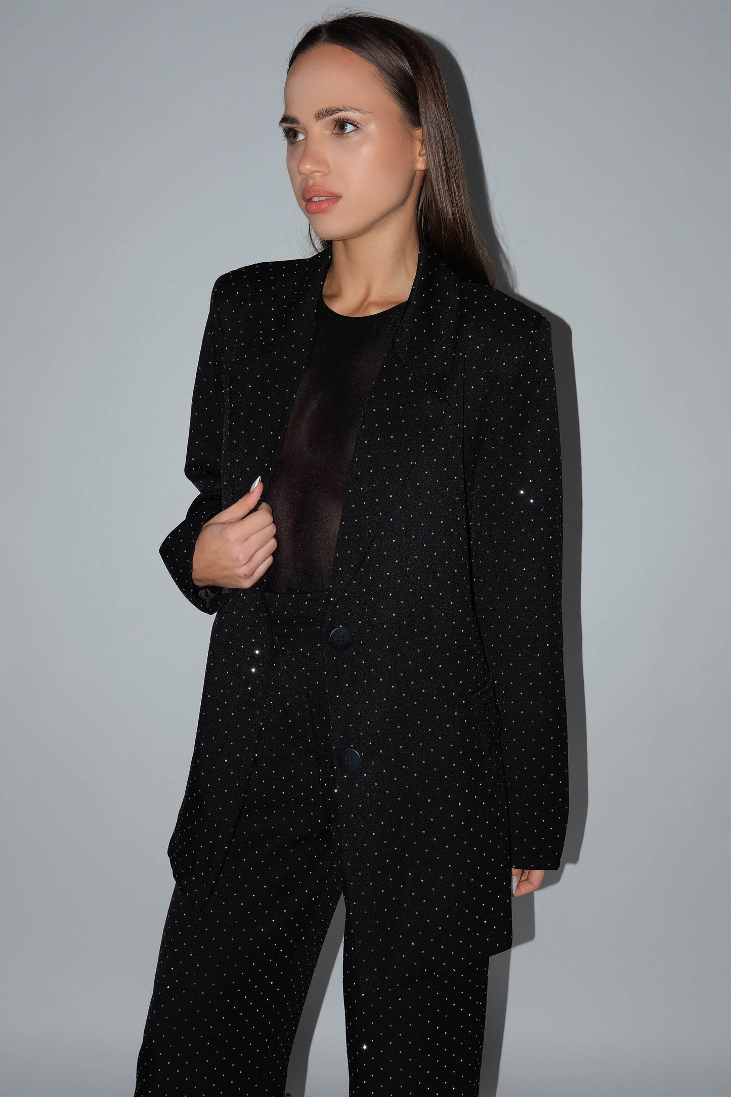 Quinella - Blazer Buffy Donna Elegante Sartoriale Moderno