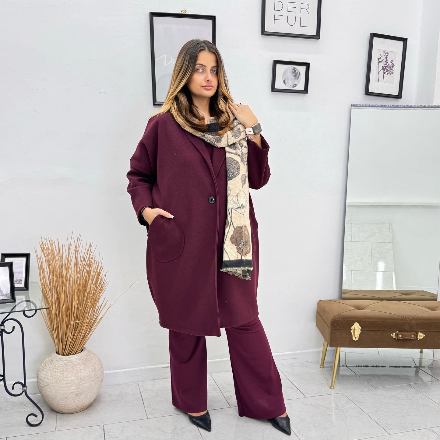 Tesara - Cappotto Dora Elegante Donna Invernale