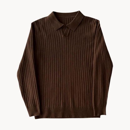 Gerardo – Maglia A Maniche Lunghe Con Scollo Aperto Autunnale