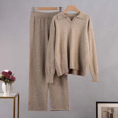 Agata – Set Polo Con Pantaloni A Zampa