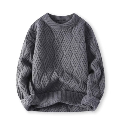 Jonas – Maglione Uomo Girocollo Texturizzato Casual
