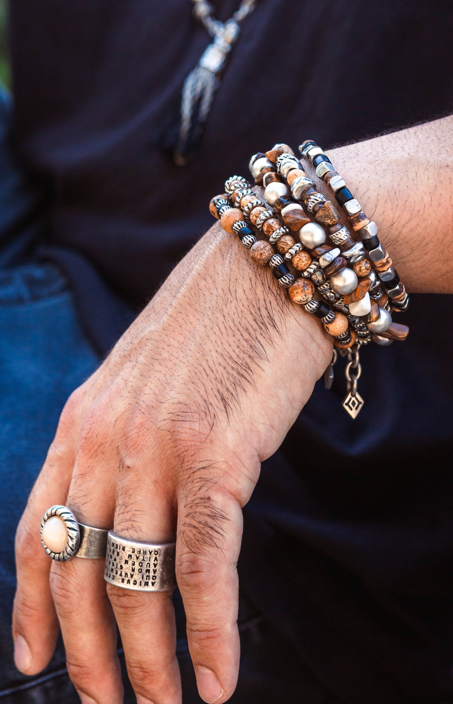 Michelino - Bracciale Uomo Moderno Elegante Raffinato
