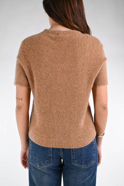 Paolita - Maglia Baby Alpaca Manica Corta Elegante