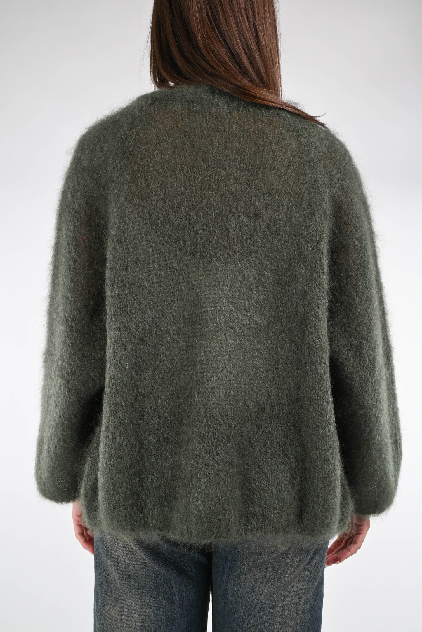 Prisca - Cardigan Over Kid Mohair Donna Morbido