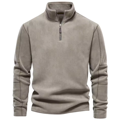 Italo - Felpa Uomo con Zip Casual