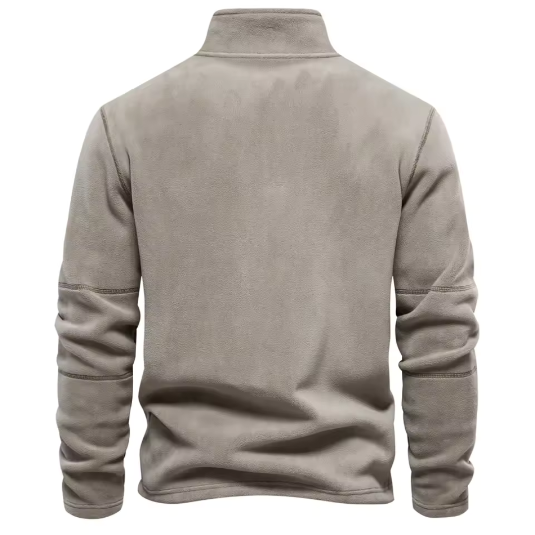 Italo - Felpa Uomo con Zip Casual