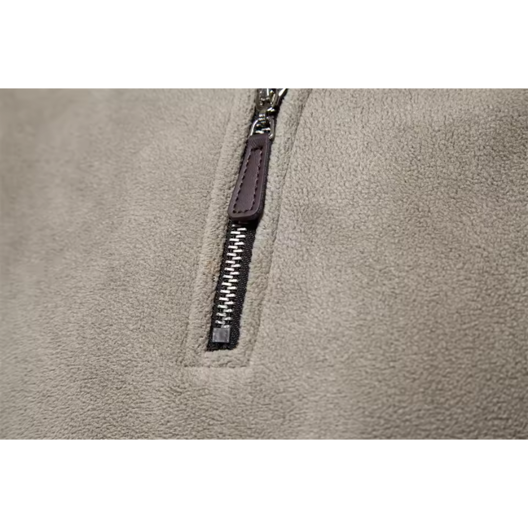 Italo - Felpa Uomo con Zip Casual