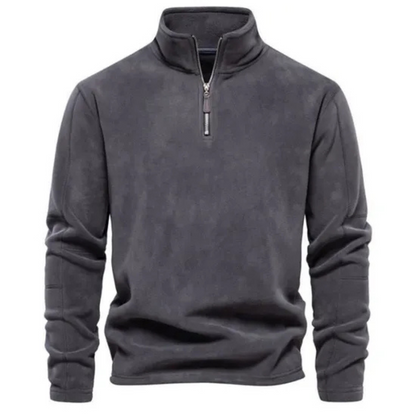 Italo - Felpa Uomo con Zip Casual