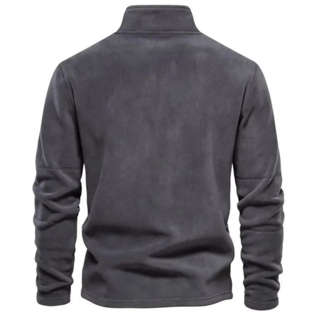 Italo - Felpa Uomo con Zip Casual