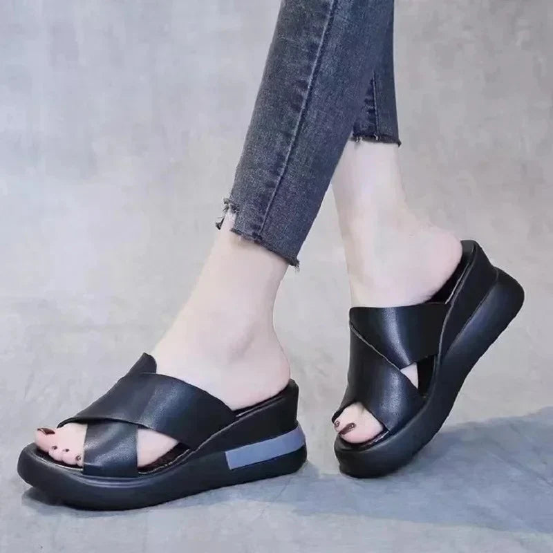 Bellina - Sandali ortopedici comodi Nero 2