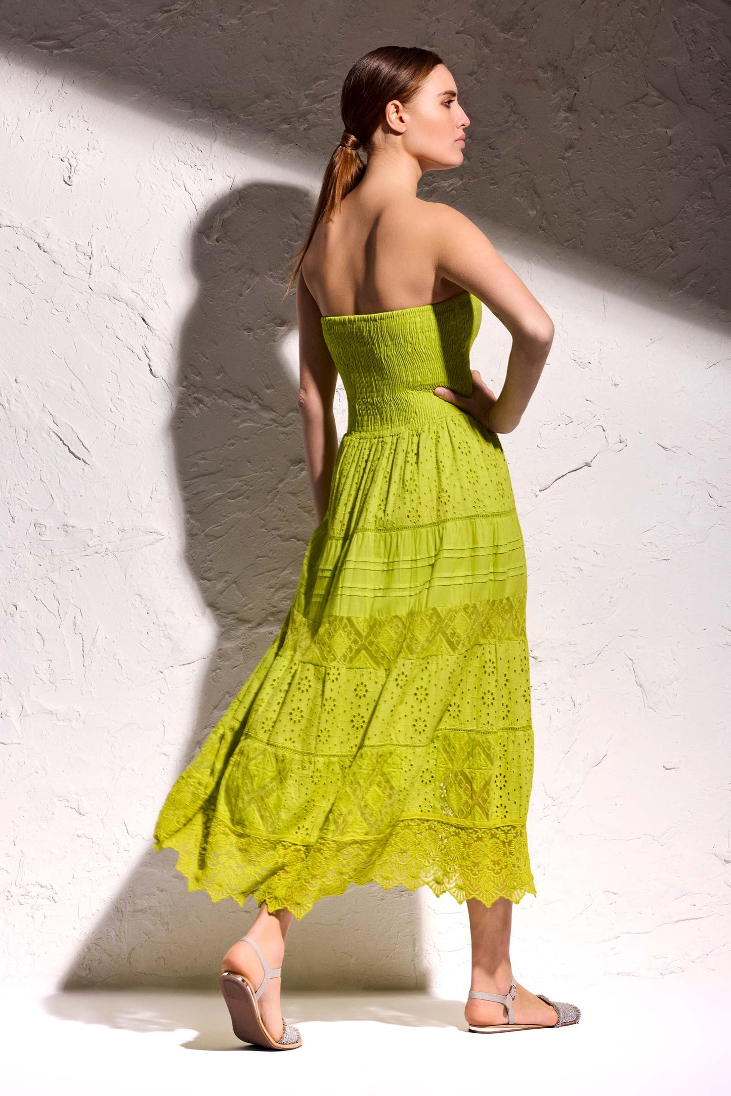 Bellinda - Abito Lungo Pizzo a Fascia Sensualità Chic 1