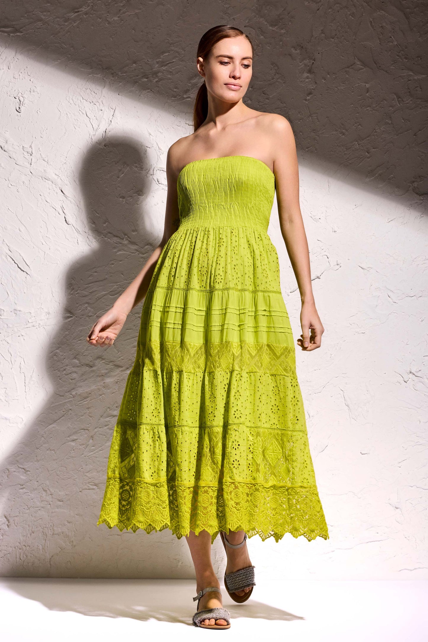Bellinda - Abito Lungo Pizzo a Fascia Sensualità Chic 2