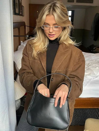 Bernadetta – Collezione Donna Veltora Autunnale di Lusso Marrone